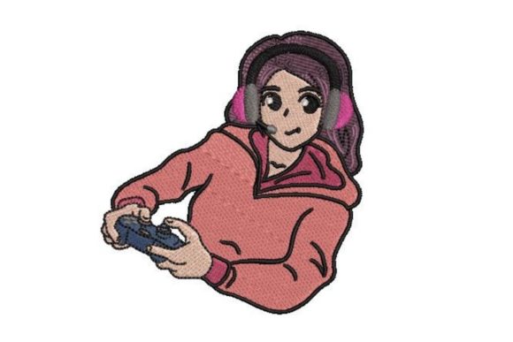 Animestyle Girl Gaming Embroidery Review