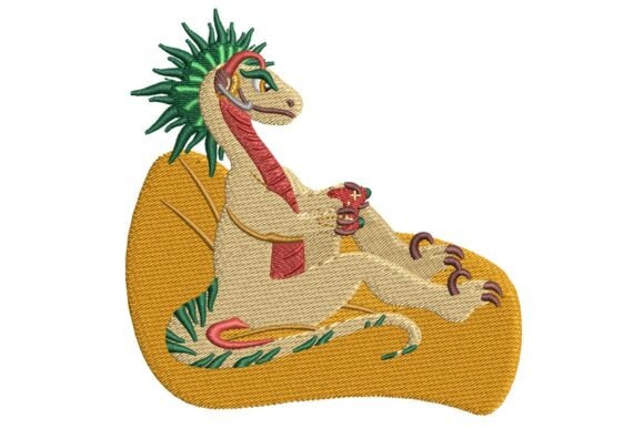 Chilled Gamer Velociraptor Embroidery Review