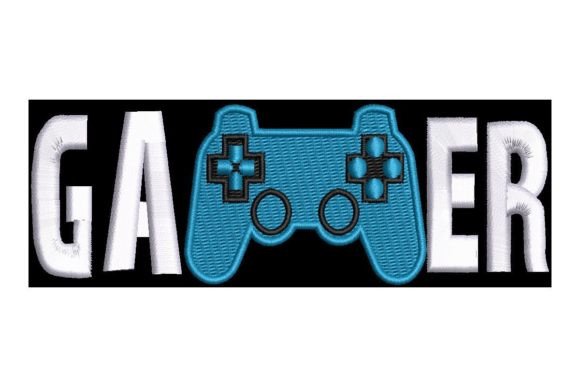 Gamer Text with Controller Embroidery Review
