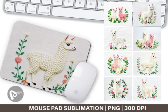 Mouse Pad Alpaca Embroidery Review