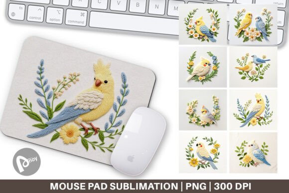 Mouse Pad Canary Embroidery Review