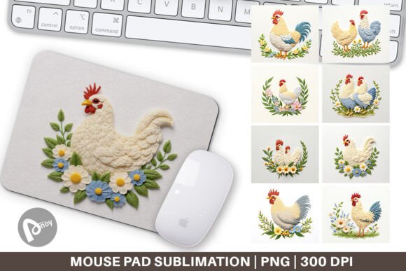 Mouse Pad Chicken Embroidery Design Review