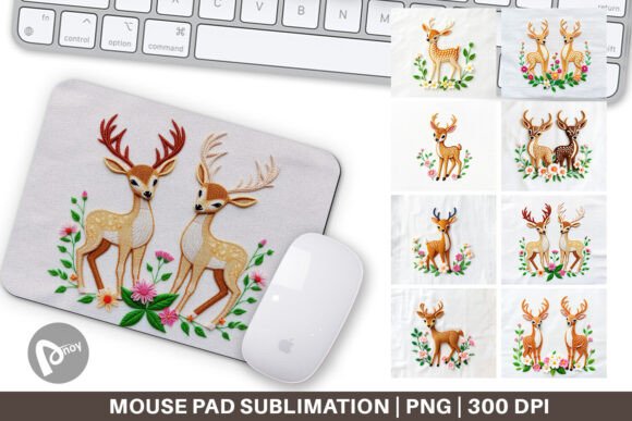 Mouse Pad Deer Embroidery Review