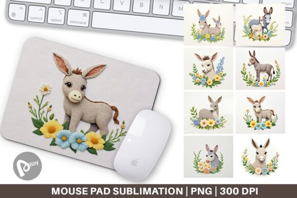 Mouse Pad Donkey Embroidery Review