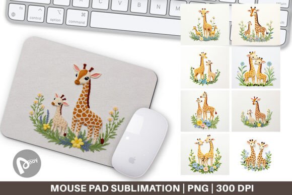 Mouse Pad Giraffe Embroidery Review