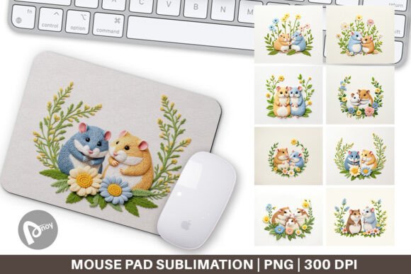 Mouse Pad Hamster Embroidery Review