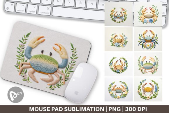 Mouse Pad Hermit Crab Embroidery: A Designer’s Review
