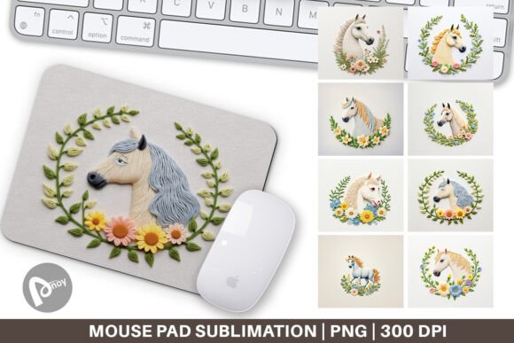 Mouse Pad Horse Embroidery Review