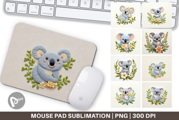 Mouse Pad Koala Embroidery Review