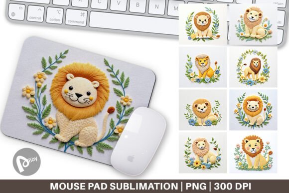 Mouse Pad Lion Embroidery Design Review