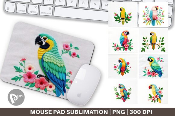 Mouse Pad Macaw Embroidery Design Review
