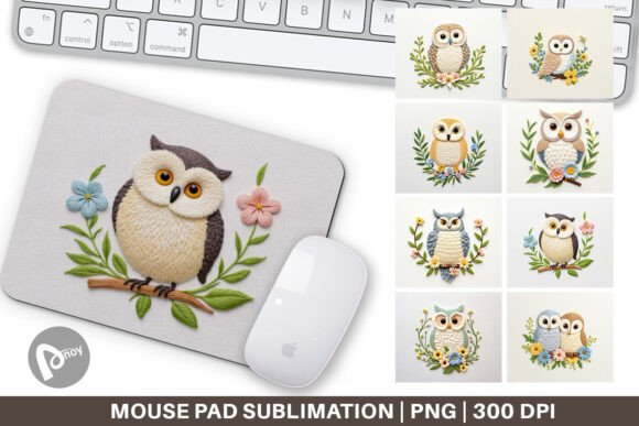 Mouse Pad Owl Embroidery Review