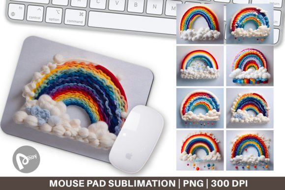 Mouse Pad Rainbow Embroidery Review