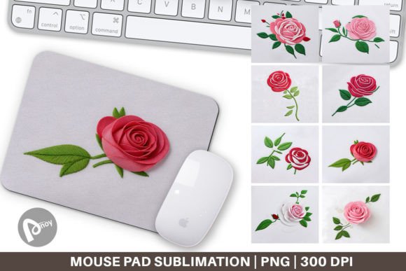 Mouse Pad Rose Embroidery Review
