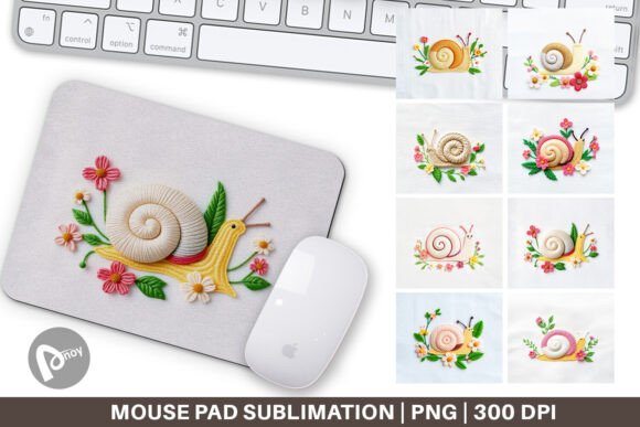 Mouse Pad Snail Embroidery Review for Holiday Sales